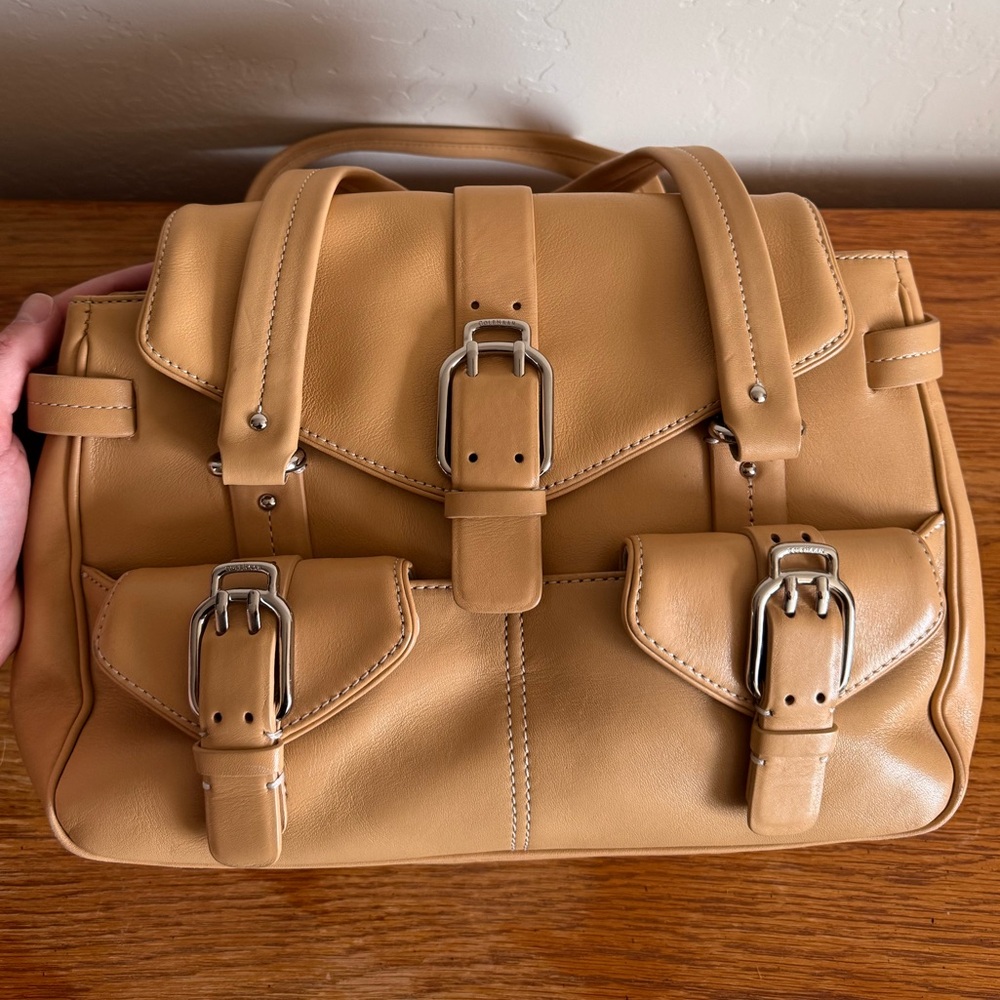 Cole Haan Tan Leather Shoulder Bag